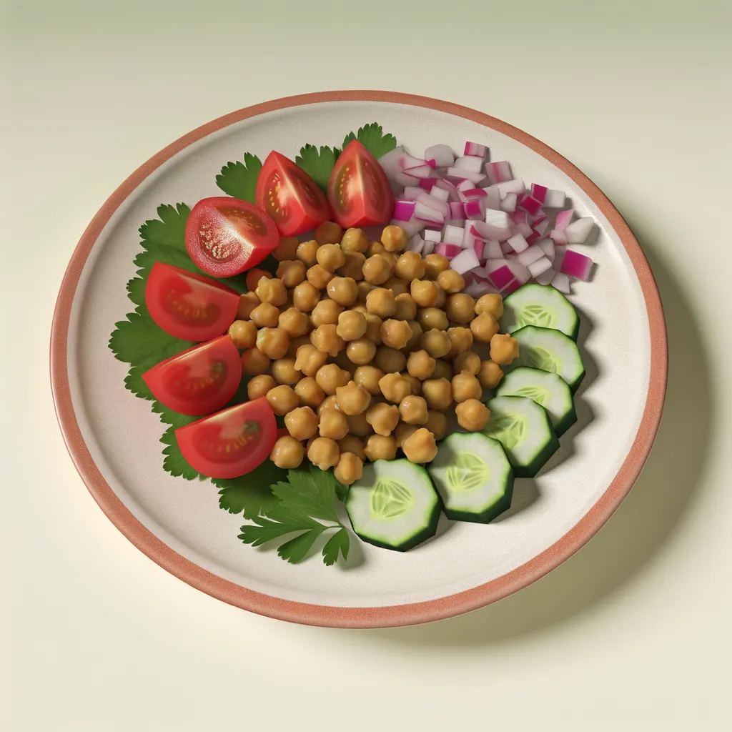 Chickpea Salad Wraps