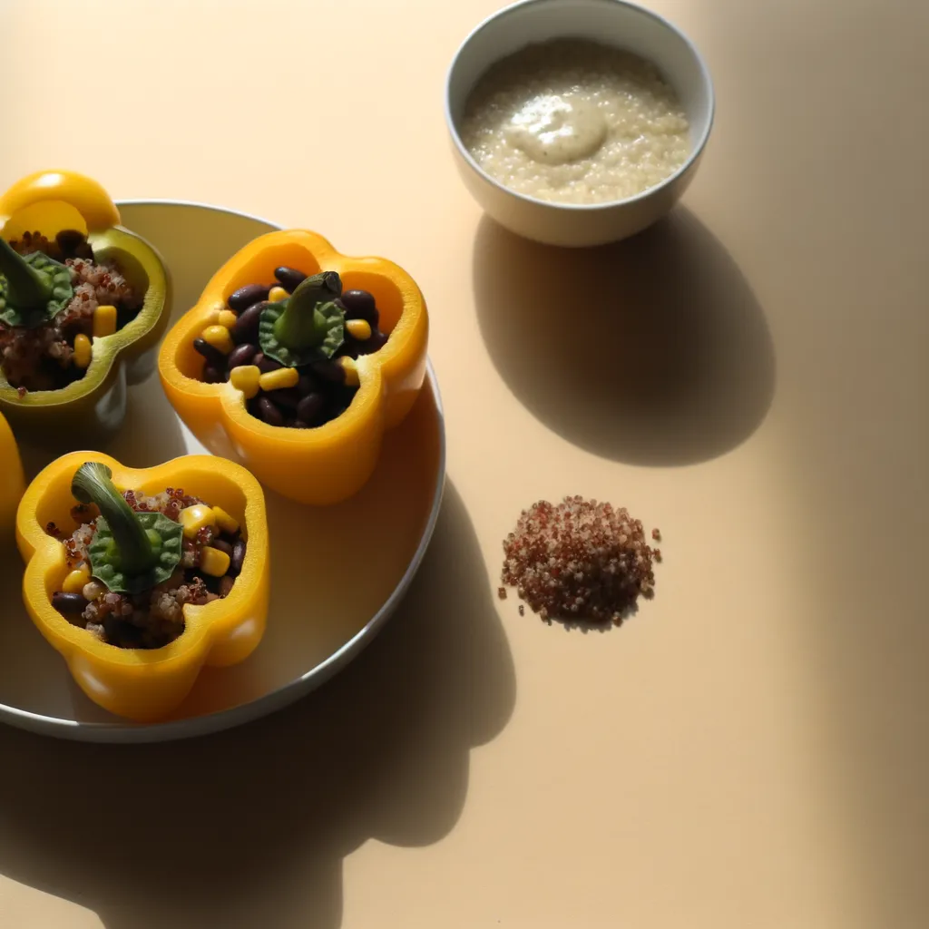 Quinoa Stuffed Bell Peppers
