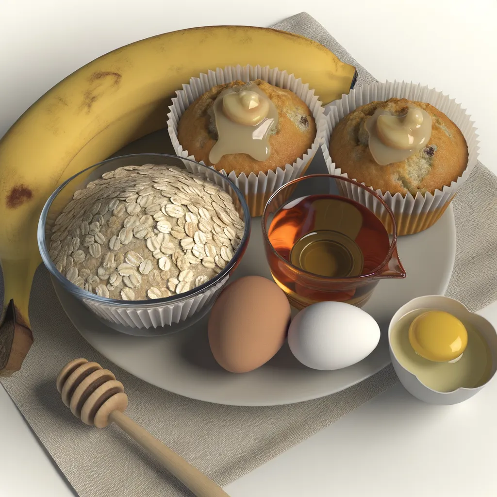 Banana Oatmeal Muffins