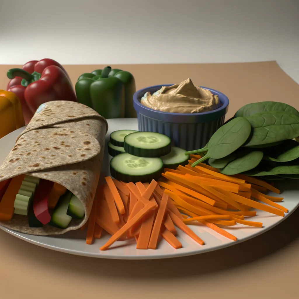 Veggie Rainbow Wraps