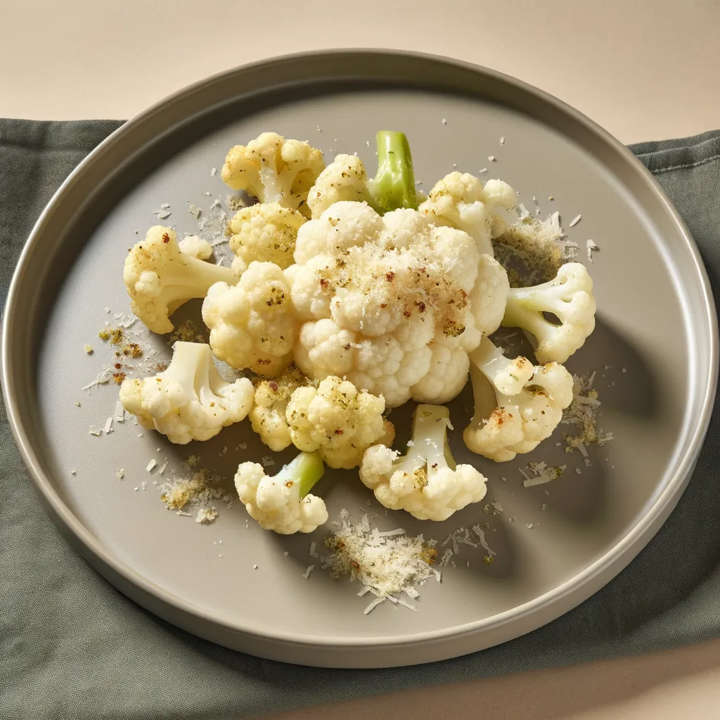 Air Fryer Garlic Parmesan Cauliflower