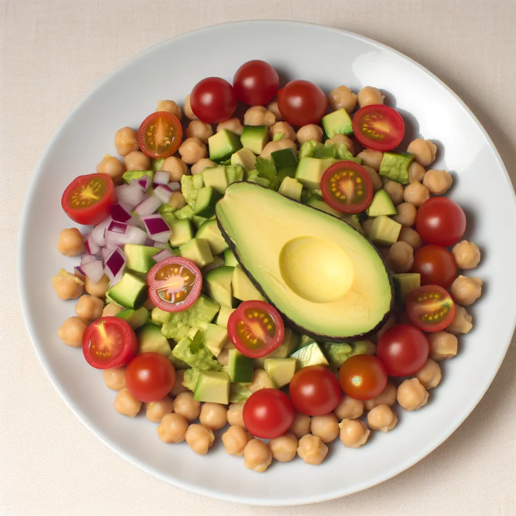 Chickpea Salad with Avocado