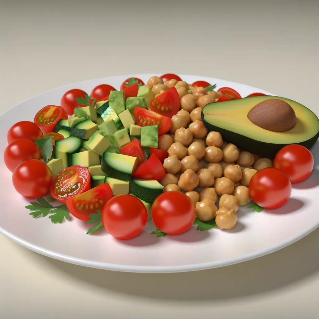 Chickpea and Avocado Salad