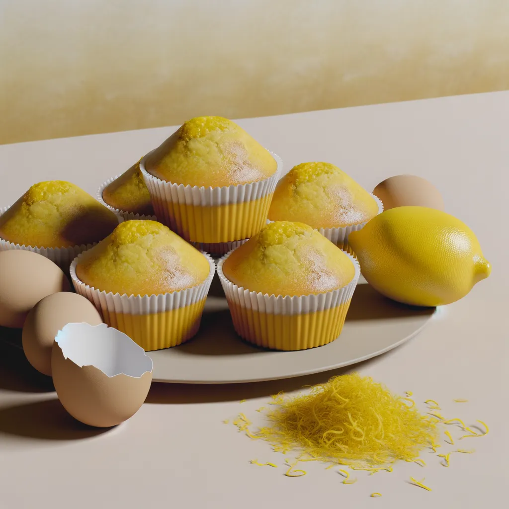 Zesty Lemon Muffins
