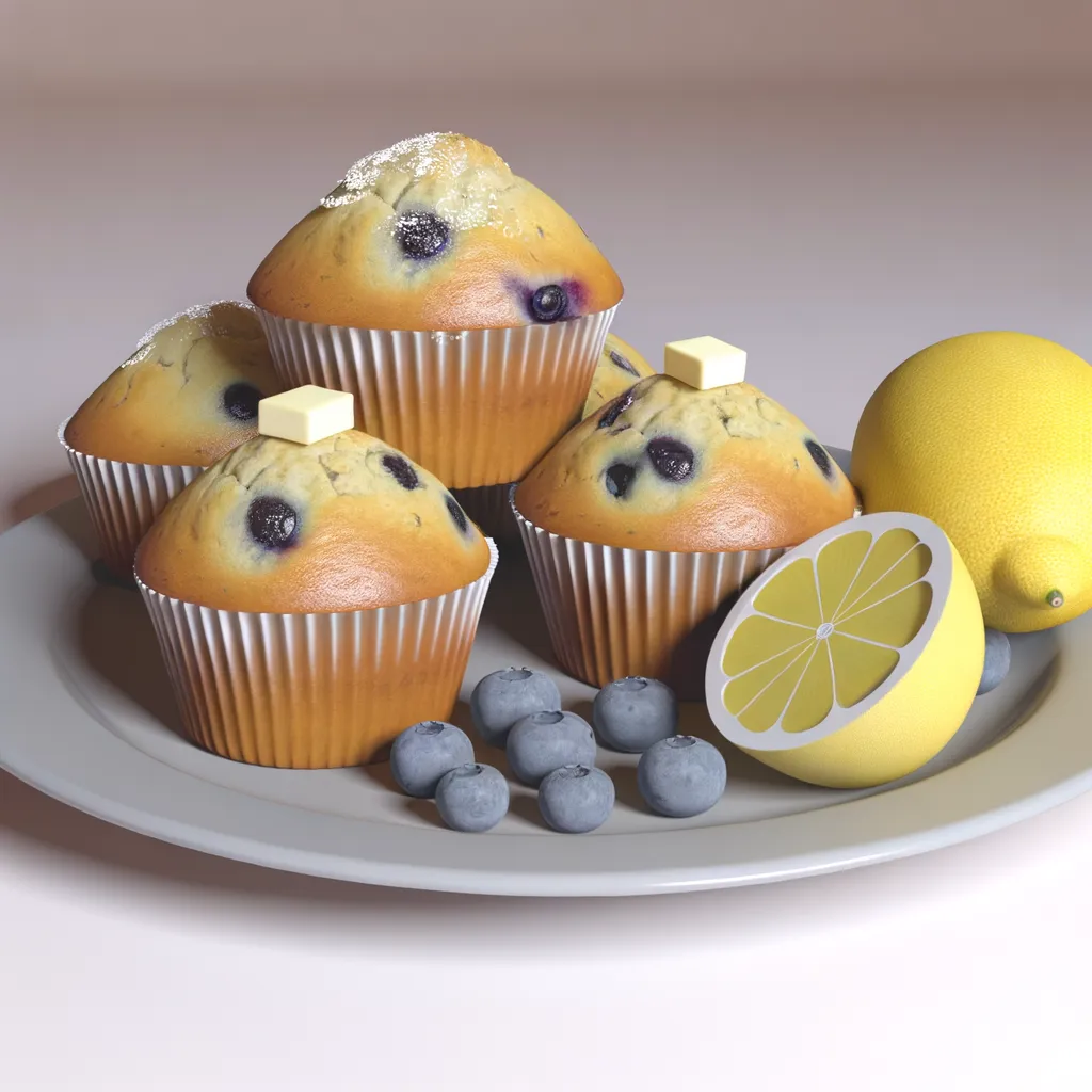 Lemon Blueberry Muffins