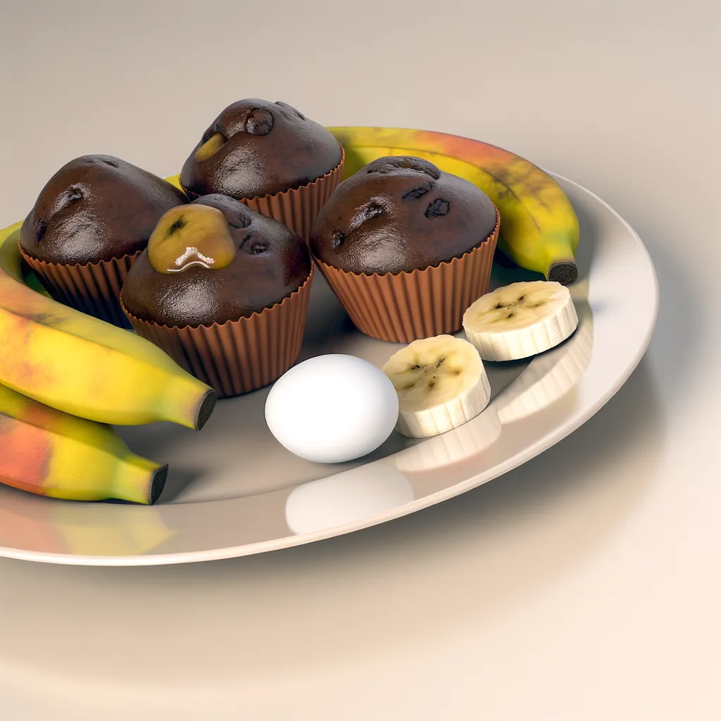 Chocolate Banana Muffins