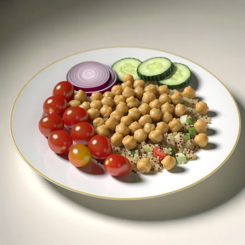 Chickpea Salad with Quinoa