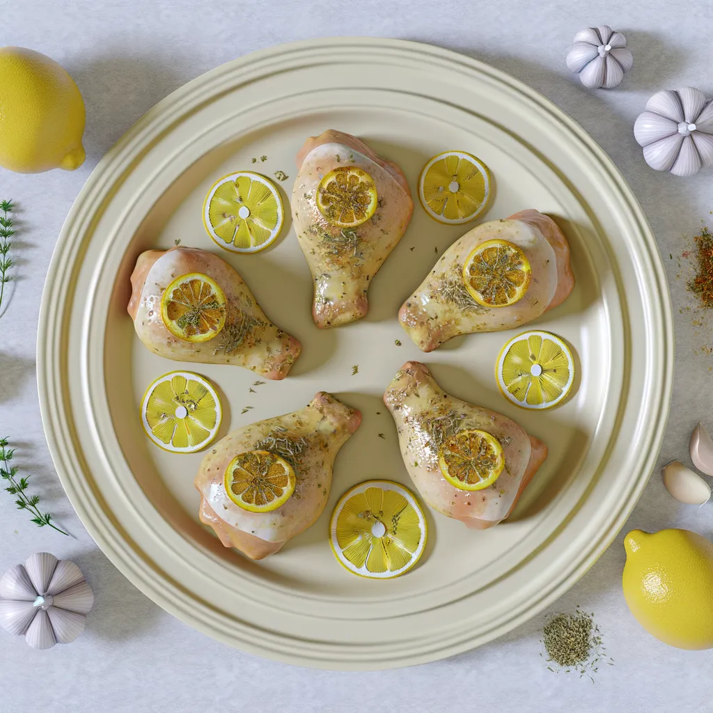 Air Fryer Lemon Herb Chicken