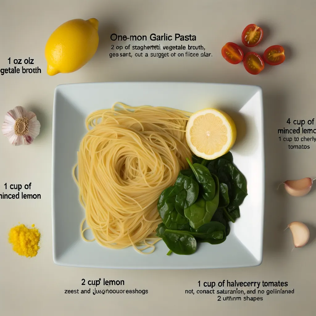One-Pot Lemon Garlic Pasta
