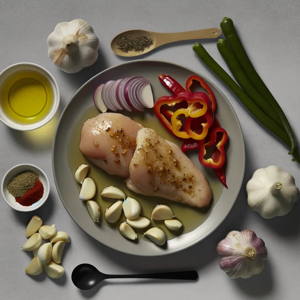 One-Pan Garlic Chicken & Veggies