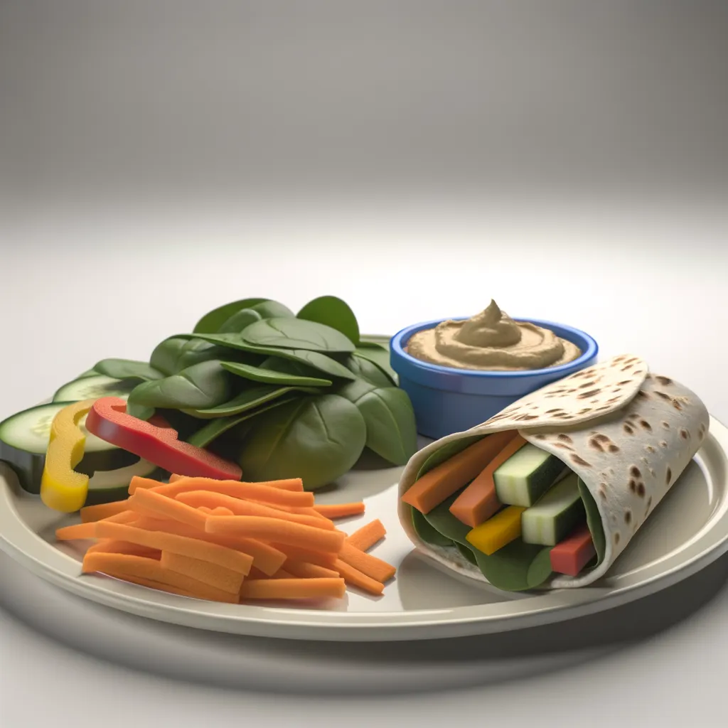 Colorful Veggie Wraps