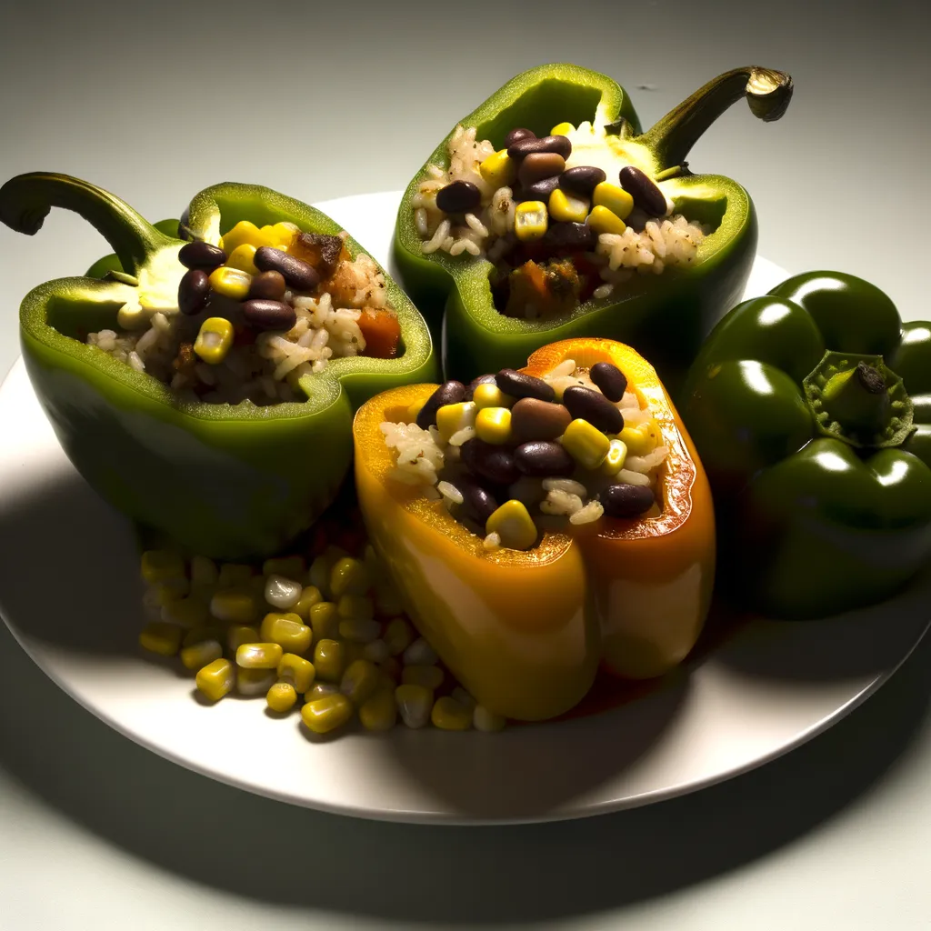Vegetarian Stuffed Bell Peppers