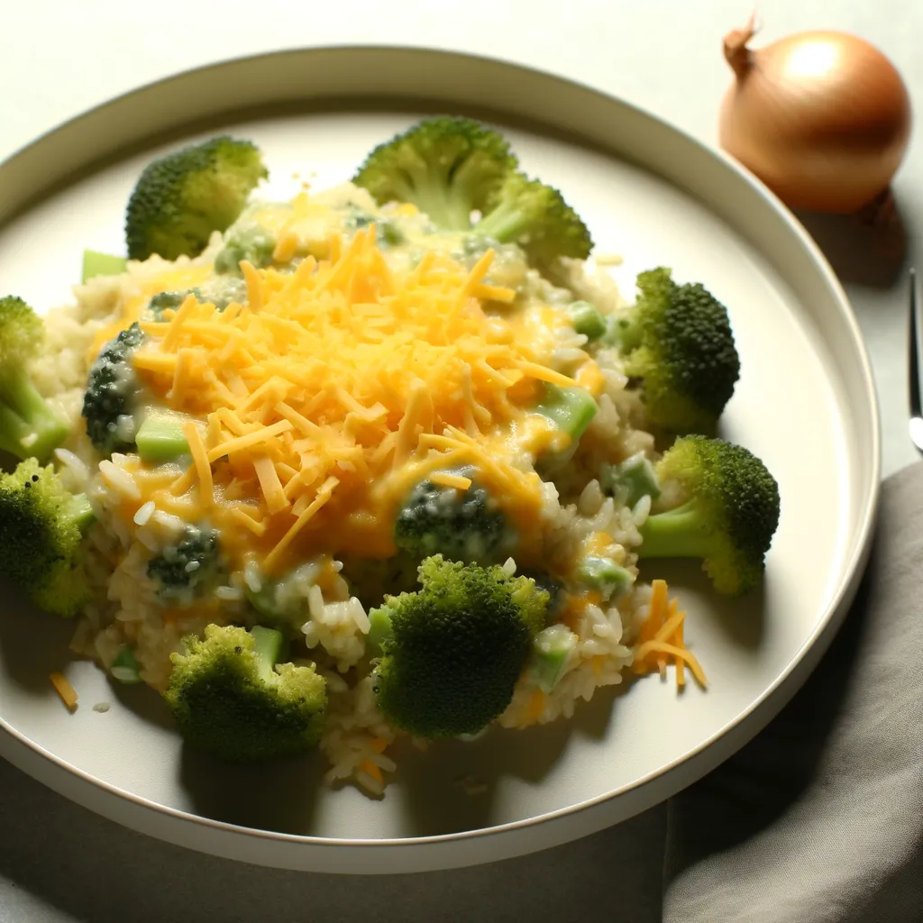 Cheesy Broccoli Rice Casserole