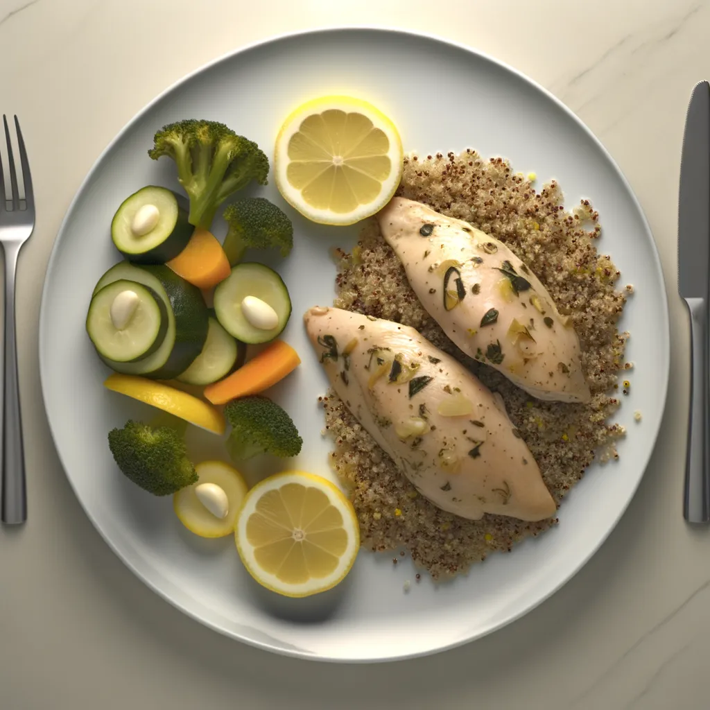 Lemon Herb Chicken with Quinoa