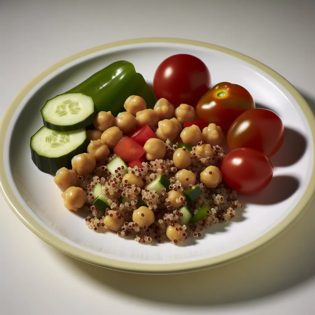 Quinoa Chickpea Salad