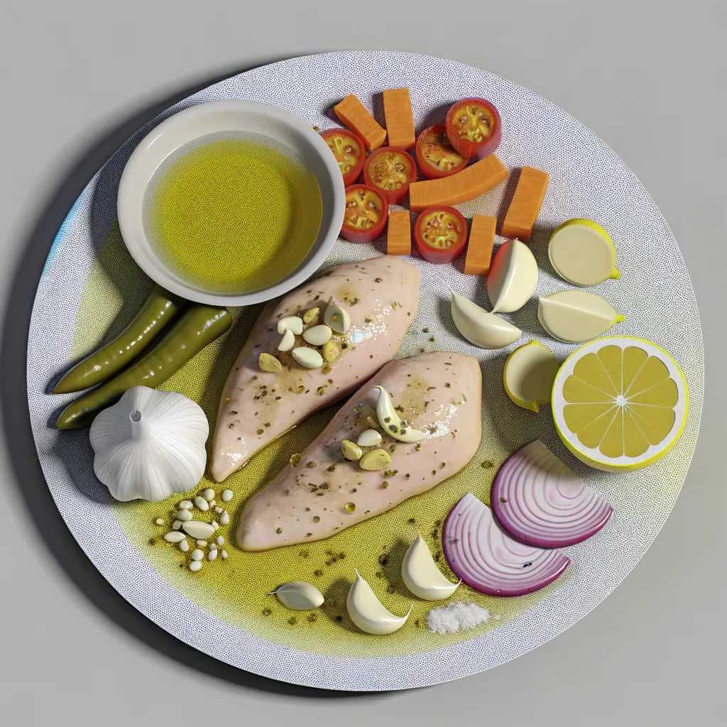 Lemon Garlic Chicken with Vegetables