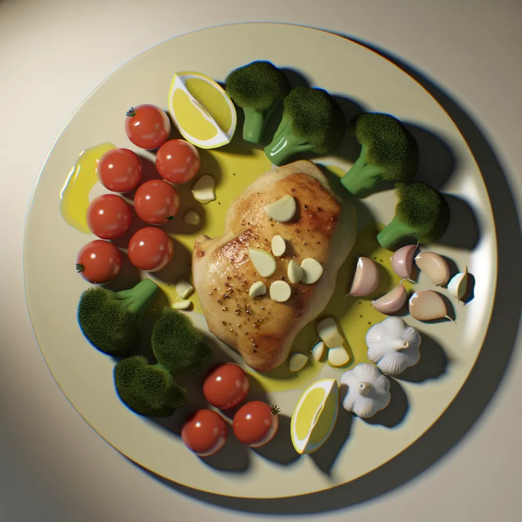 One-Pan Garlic Lemon Chicken and Veggies