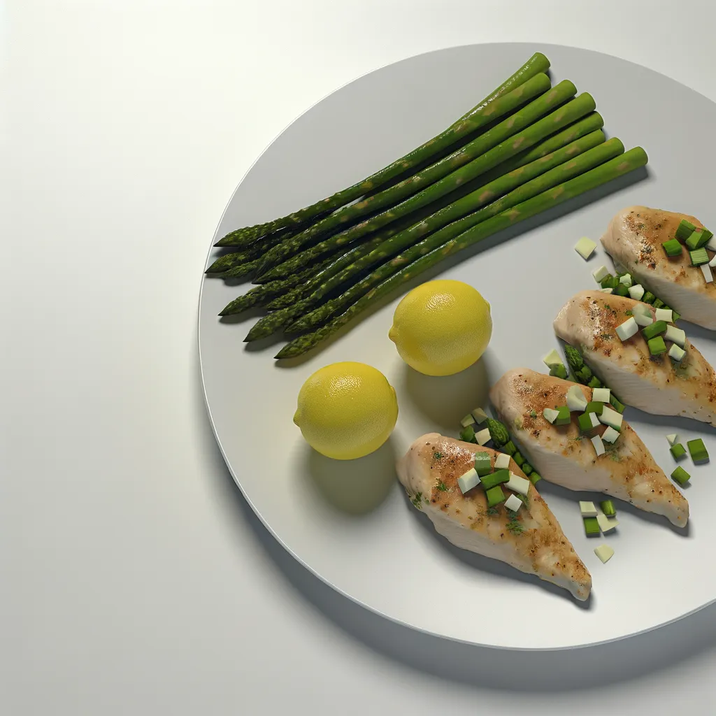 One-Pan Lemon Garlic Chicken and Asparagus