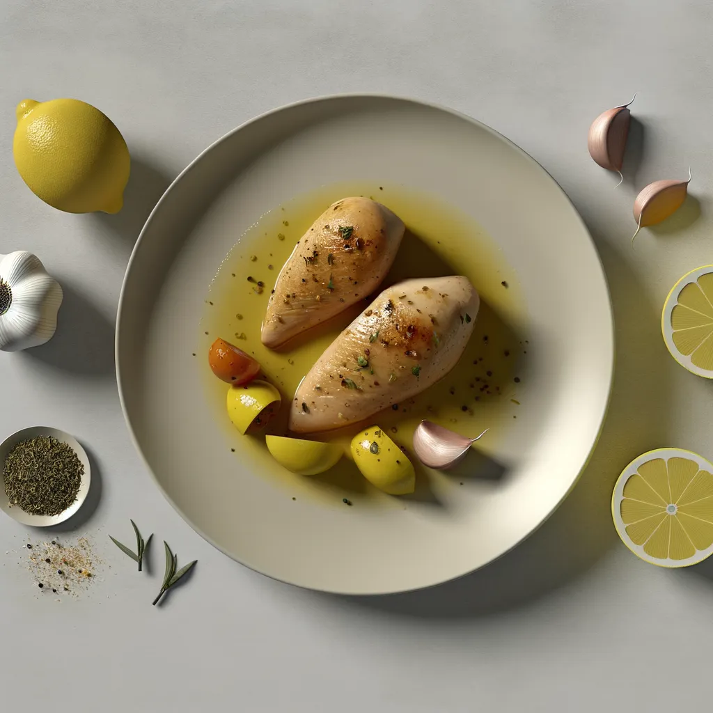 One-Pan Lemon Garlic Chicken with Vegetables