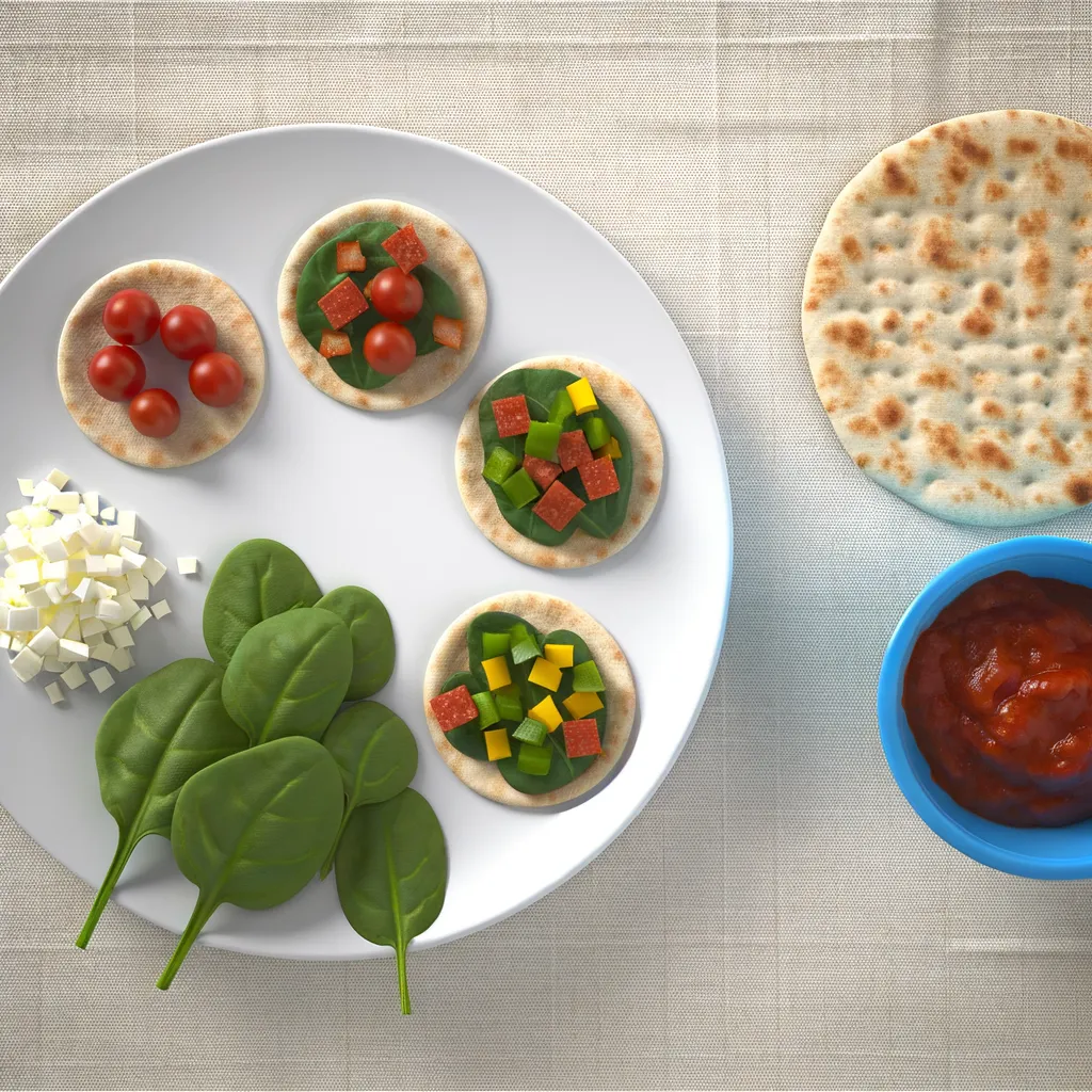 Mini Veggie Pizzas