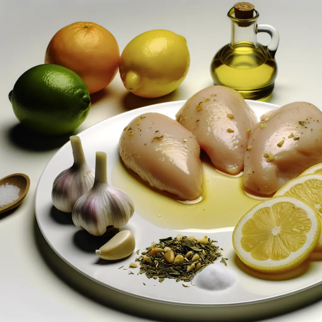 Air Fryer Lemon Garlic Chicken