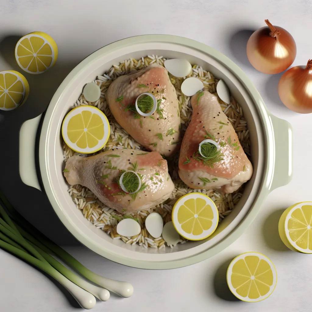 One-Pot Lemon Herb Chicken and Rice