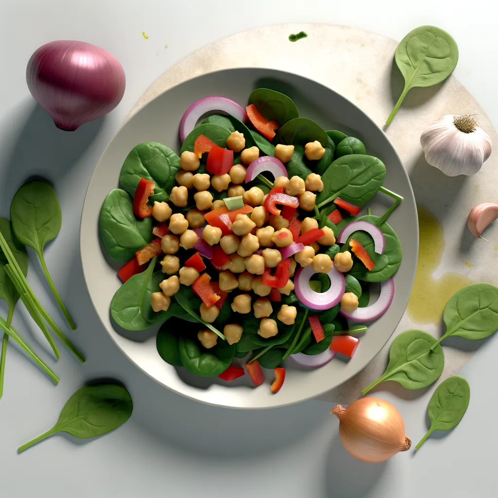 Chickpea and Spinach Stir-Fry