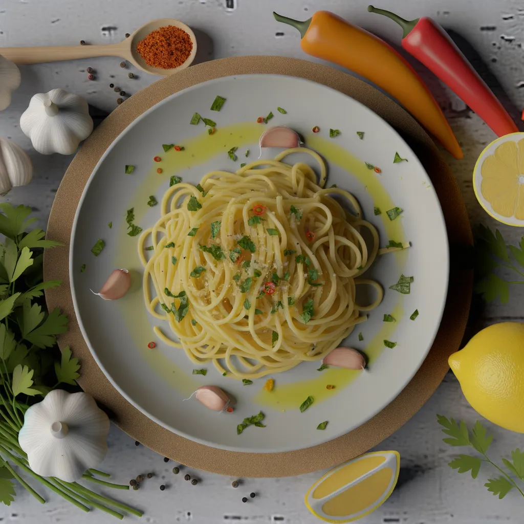 Lemon Garlic Pasta